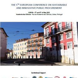 5ª Conferência europeia sobre contratação pública sustentável e inovadora